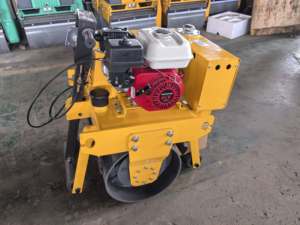 Compactador de rodillo de carretera para peatones de mano vibratoria duradero de alta eficiencia, de un solo tambor de asfalto - Product Image 5