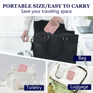 Vazamento Silicone Prova Sabonete Caso Viagem com Drenagem Camada, Tamanho de Viagem Higiene, Sólido Shampoo Bar Titular Sabonete Box - Product Image 6