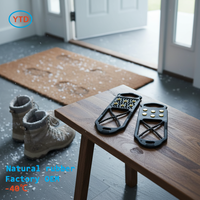 YTD YTD-011 Couvre-chaussures antidérapants en caoutchouc légers et durables pour la marche sur neige, adhérence antidérapante pour roues de voiture, 4 tailles