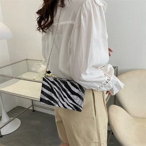 Phụ nữ của túi xách ngựa vằn sọc mô hình ly hợp thời trang Acrylic nhỏ vuông Ví Châu Âu Crossbody vai túi hộp - Product Image 6