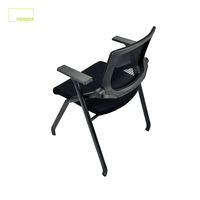 Kespace chaise de formation à dossier moyen et support salle de réunion chaise de dossier de bureau simple confortable