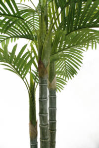 Palma Areca Artificiale in Plastica Verde 150cm con Vaso <span class=keywords><strong>Bonsai</strong></span> per Decorazione Interna ed Esterna Ecologica - Product Image 5