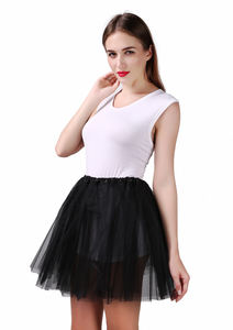 Nouvelle arrivée, jupes droites pour femmes de haute qualité, respirantes, 100% polyester, <span class=keywords><strong>jupe</strong></span> tutu en <span class=keywords><strong>tulle</strong></span> pour femmes - Product Image 2