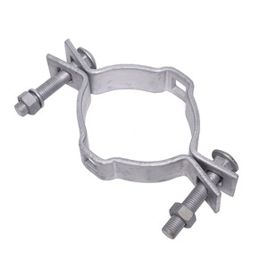 Banda de acero doblemente doblada Quan Pham de 8 pulgadas - 8-5/8 pulgadas, galvanizada en caliente según ASTM A-153, dos mitades de banda de acero de 1/4" x 1-1/2" - Product Image 4