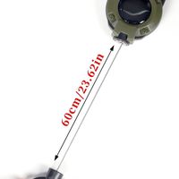 Porte-clés mousqueton portable en ABS, mini mousqueton en forme de D, clip de fixation pour clés, idéal pour le camping, les voyages et les bracelets