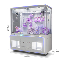 Machine à griffes géante UFO Design pour 2 joueurs, pour peluches, jeux d'arcade à monnayeur pour lieux de divertissement, Grue à griffes UFO Catcher