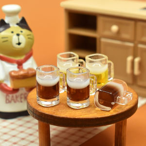 Miniaturas de Jarra de Cerveza de Resina, Pintadas a Mano, Modelo Artístico para Joyería DIY, Pendientes, Colgantes, Decoración de Casa de Muñecas y Cocina - Product Image 4