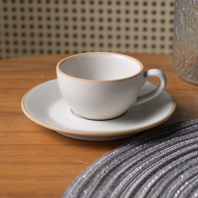 ถ้วยกาแฟเล็กสีขาว - 70ml