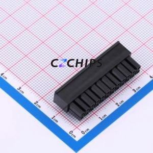 P3025-2*12-BK Housing (Wire-to-Board / Wire-to-Wire) P=3mm Connector 2x12P 3mm 3mm 2 - Product Image 2