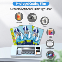 Película de hidrogel transparente 3A, lámina de 180x120mm, película protectora de pantalla autocurativa de TPU para plóter/máquina láser ilimitado