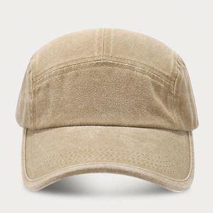 Summer Retro Washed Baseball Cap Hat Women Solid Color Trendy Soft <b>Top</b> Sports Baseball Cap for Men - Product Image 6