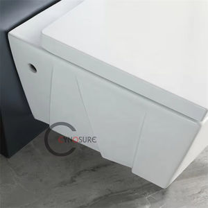 Wall Hung CE <b>Toilet</b> Rimless Round/square Hung <b>Toilet</b> Wall Mounted Wc European Gold <b>Toilet</b> <b>Seat</b> Wall Mounted - Product Image 2