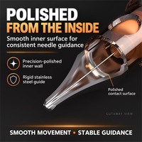 Aiguilles de cartouche de tatouage personnalisées Sunrise avec pointes en acier inoxydable M1 RM RL RS Configurations d'aiguilles 1-15