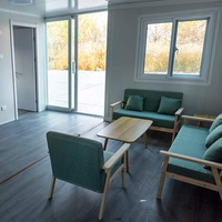 Panneau sandwich préfabriqué d'expansion extérieure pliable à double aile pour hôtel/cuisine transfrontalière chambre à coucher appartement