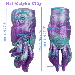 G6504 DeepSea Qhela Poupée de masturbation masculine en silicone avec poche d'entraînement pour pénis, 6 antennes, vagin réaliste, jouets sexuels pour hommes - Product Image 6