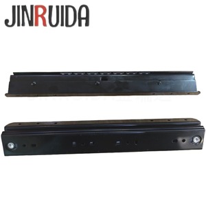 JINRUIDA Rail coulissant robuste à roulement à billes pour table de <span class=keywords><strong>baie</strong></span> <span class=keywords><strong>vitrée</strong></span>, quincaillerie de meuble pour rail de bureau télescopique dissimulé - Product Image 3