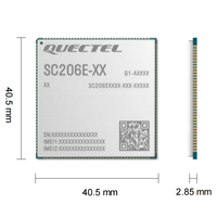 Quectel SC206E Smart LTE Cat 4 Module Quad Core Cortex A53 2GHz Adreno 702 GPU 150Mbps DL 25MP Caméra 1080P Vidéo Bluetooth 5 0