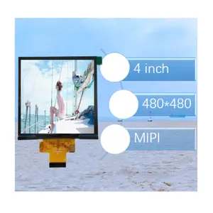 4 Inch Tft Lcd 480*480 Resolutions Display MIPI Interface Lcd Display Screen Custom Lcd Display