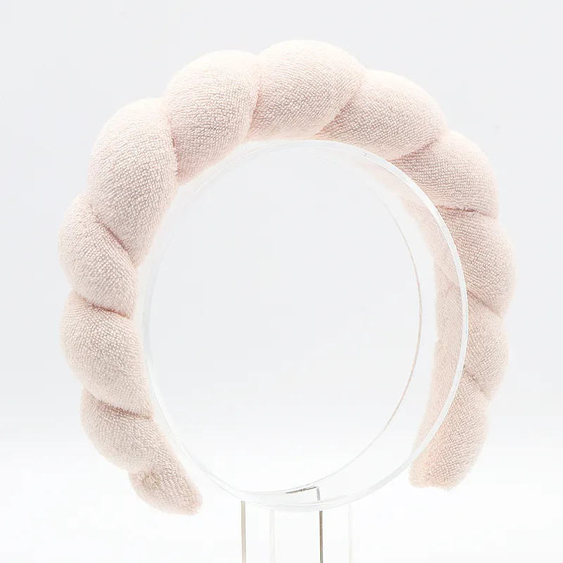 Groothandel Sponzen Haarband Merk Vrouwen Trendy Meisjes Haaraccessoires Stof Hoofdband