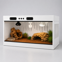Boîte d'élevage pour reptiles en PVC durable, étanche, ignifuge, avec système de température constante pour gecko