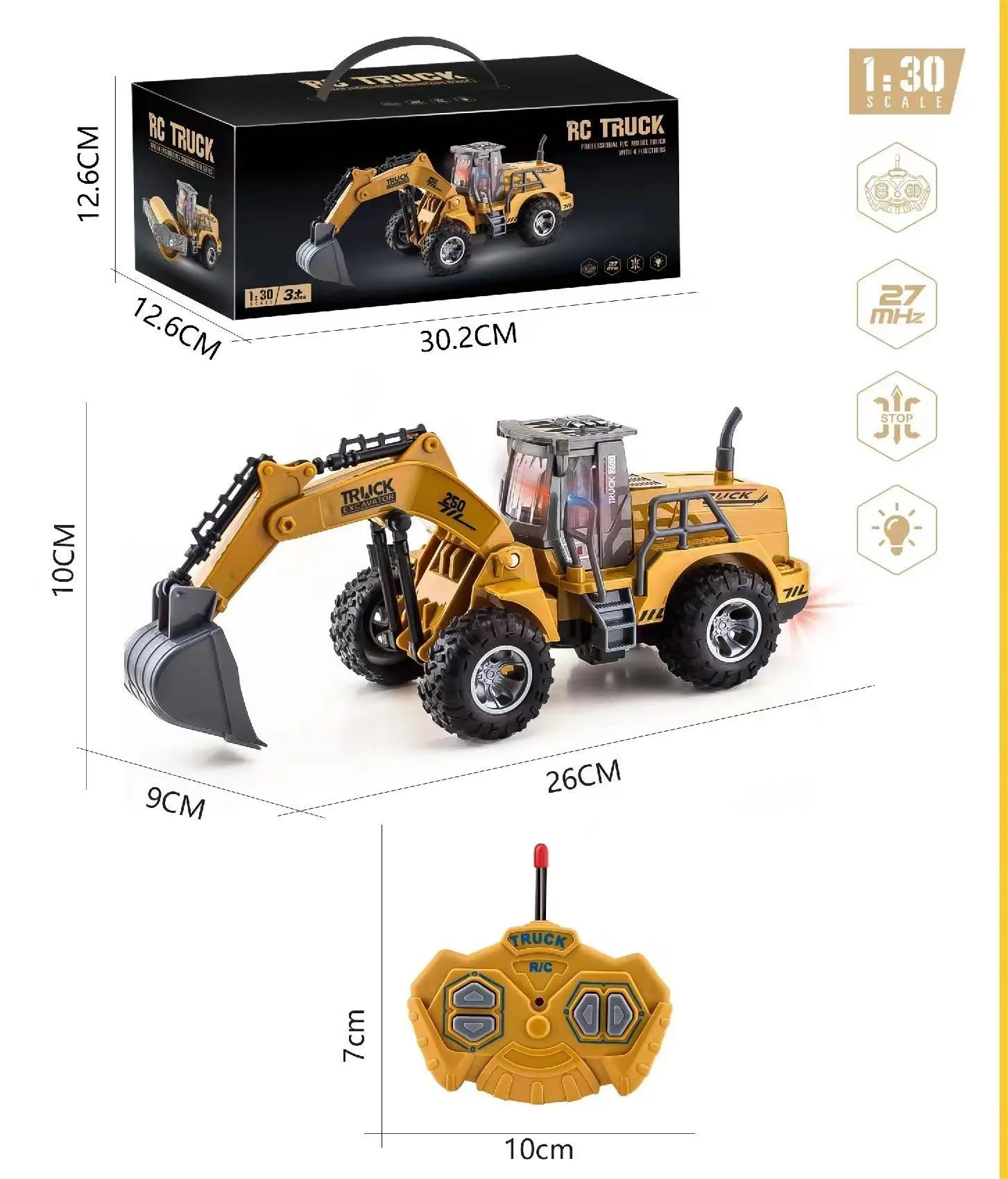 DWI yeni kamyon oyuncak çocuk iş makinesi mobil rc araç radyo kontrol araba rc araba çocuk için