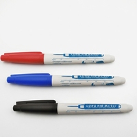 Marqueur pour trous profonds 30 mm pour le travail du bois et la rénovation ; Encre noire permanente multi-usage avec une pointe longue