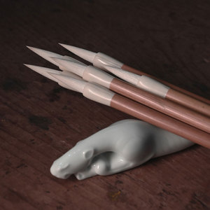 Pinceau en poils <span class=keywords><strong>de</strong></span> chèvre pour la peinture chinoise <span class=keywords><strong>et</strong></span> la pratique <span class=keywords><strong>de</strong></span> l'<span class=keywords><strong>encre</strong></span> - Product Image 4