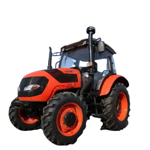 Çiftlik traktörü fiyat ile kaliteli 80hp 4WD tekerlek ön uç yükleyici