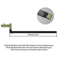 Sensor Filamen Pengganti Original Bambu Lab A1, Papan Hall Feed A1 Mini, Kit Monitor Filamen Ekstruder, Suku Cadang Printer 3D