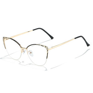<span class=keywords><strong>2025</strong></span>ファッション新キャットアイブルーライトブロッキングメガネハイエンドヨーロッパとアメリカスタイルの女性のためのメガネフレーム - Product Image 4