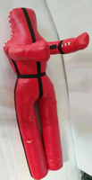 Équipement d'entraînement : Mannequin de lutte, Mannequin de combat, Mannequin de sauvetage, Mannequin cible Scarecrow Rescue Target Fight Dummy Compassarmor Cp-dtl6-1 en cuir microfibre rouge/noir de haute qualité