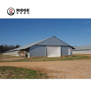 Maison de volaille à structure en acier, hangar pour <span class=keywords><strong>poules</strong></span> pontes, hangar à volaille, <span class=keywords><strong>abri</strong></span> pour poulets, conception de bâtiment de ferme - Product Image 4