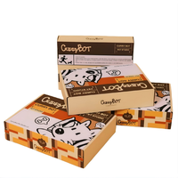 Carpeta con Forma de Avión de Papel Kraft Resistente y Ecológica, Impresa Personalizada, para Empaque de Alimentos, Productos para Mascotas y Ropa