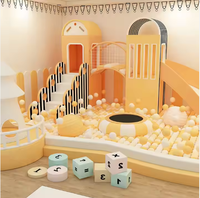 Toboggan souple intérieur personnalisable pour hôtels familiaux Plan de conception 3D pour équipement de terrain de jeu pour enfants