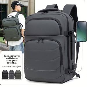 Hot Sell Custom Multi-function Oxford New Large Capacity Solid Color Waterproof Business Backpack Laptop <b>Bag</b> Travel Back <b>Pack</b> - Product Image 1