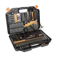 Ensemble de 246 pièces d'outils portables multifonctionnels en plastique pour embouts de perceuse, en acier à roulements/HSS/acier au carbone, avec douilles, OEM