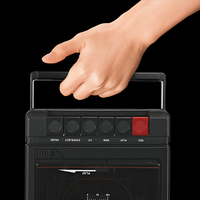 Boîte à chaussures classique pour lecteur et enregistreur de cassettes sans fil avec convertisseur USB MP3 pour usage domestique/bureau - Chenhao CH822