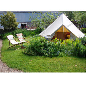 Tiendas de Campaña de Lona de Algodón Tipo Bell Tent de Piedra Arenisca Sahara para Hoteles Turísticos en Venta - Product Image 6