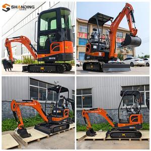 Hot sale mini excavator EPA Mini Excavator 1.7Ton Kubota Engine Crawler Digger Mini Bagger Farm 1Ton mini excavator for Sale - Product Image 6