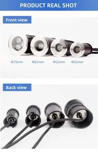 304 Stainless Steel IP65 Waterproof LED Recessed Landscape <b>Light</b>, AC/DC 12V/24V Dimmable Underground Deck <b>Pathway</b> In-Ground Lamp - Product Image 5