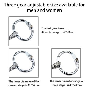 Boîte personnalisée gratuite-Menottes en acier Bdsm <span class=keywords><strong>Erotica</strong></span> et produits pour adultes Jeux de manchettes en métal Contraintes d'esclaves Sm Sexy Game - Product Image 5