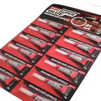 12pcs Adhésif Cyanoacrylate Liquide Pour Caoutchouc Bois Et Autres Matériaux Colle Super Forte