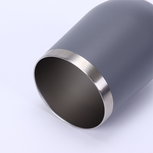 Gobelet à vin <span class=keywords><strong>isotherme</strong></span> en acier inoxydable à double paroi de 12 oz, sans pied, en forme d'œuf, avec couvercles - Product Image 6
