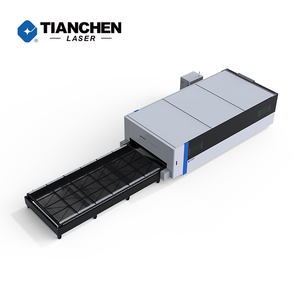 Découpeuse <span class=keywords><strong>laser</strong></span> à fibre CNC de haute qualité pour tôles d'acier et métaux - Product Image 2