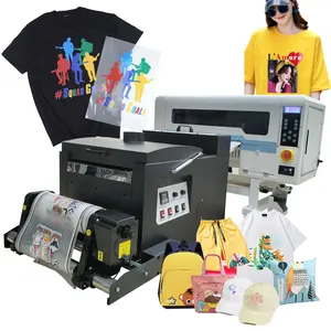 A3 33cm Roll Dtf Printing Printer Dual Xp600 I3200 Heads Dtf Inkjet Printer With Shaker And Dryer For T Shirt