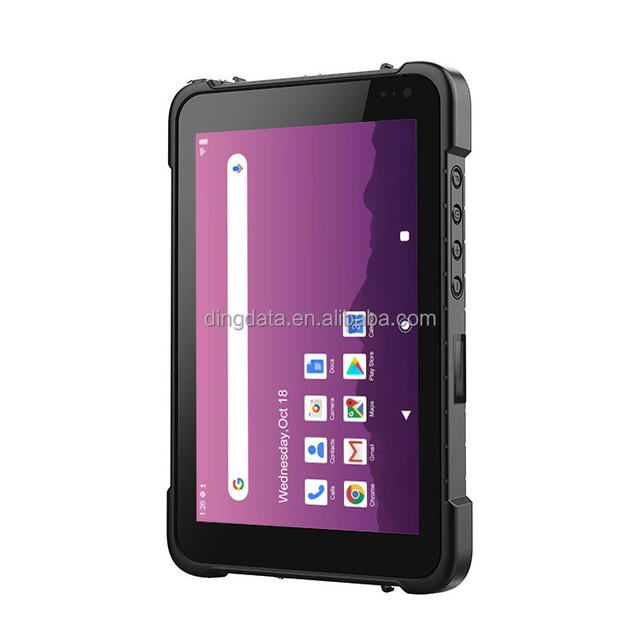 Industrial Rugeed Android 12 GMS Tablet PC With 1D/2D Scanner NFC Reader RFID Communication WIFI IP65 Vehicle Management Stock