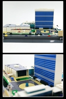6219 Wange arquitectura bloques de construcción sede de las Naciones Unidas modelo ladrillos Moc City Streetview juguetes para niños