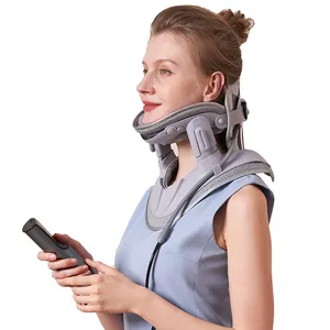 Rehabilitation Therapy Supplies Inflatable Airbag Support Neck Brace Cervical Traction Collar for Neck Pain Relief