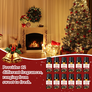 Private Brand 100% Organic Pure Essential Oil Set Peppermint Lemon Rose Oil Steam <strong>Distilled</strong> Custom <strong>Gift</strong> <strong>Box</strong> for Home Diffusers - Product Image 2