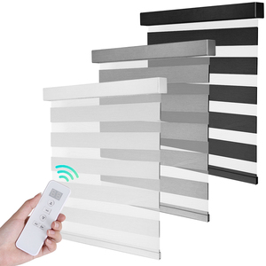 Eco-friendly doppio strato smart tapparelle per finestra orizzontale oscurante <span class=keywords><strong>zebra</strong></span> <span class=keywords><strong>tenda</strong></span> - Product Image 1